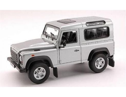 Welly WE2092 LAND ROVER DEFENDER 90 1984 SILVER 1:24 Modellino