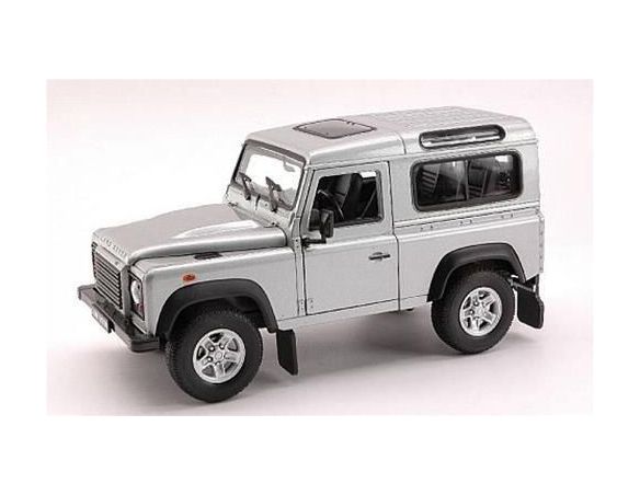Welly WE2092 LAND ROVER DEFENDER 90 1984 SILVER 1:24 Modellino