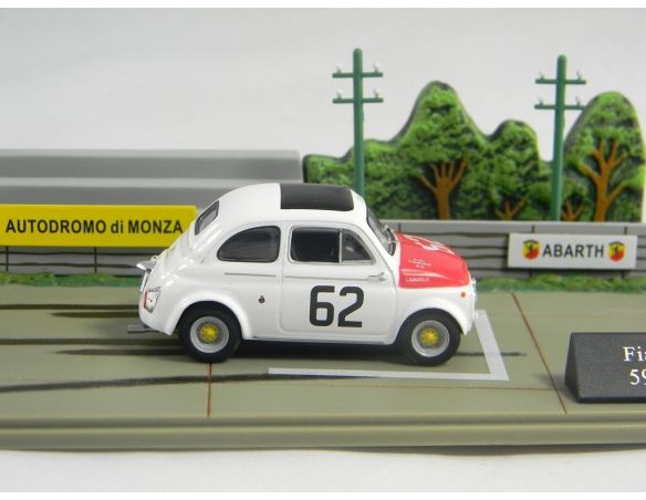 500 009 FIAT 500 ABARTH 595 I SERIE n.62 1/43 Modellino