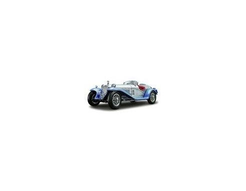 BBURAGO BU12063S ALFA ROMEO 8 C 2300 SPIDER 1932 SILVER/BLUE 1:18 Modellino