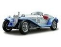 BBURAGO BU12063S ALFA ROMEO 8 C 2300 SPIDER 1932 SILVER/BLUE 1:18 Modellino