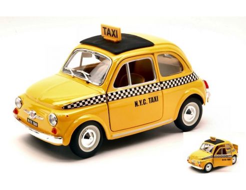 Bburago BU21033 FIAT 500 1965 NEW YORK CITY TAXI 1:24 Modellino