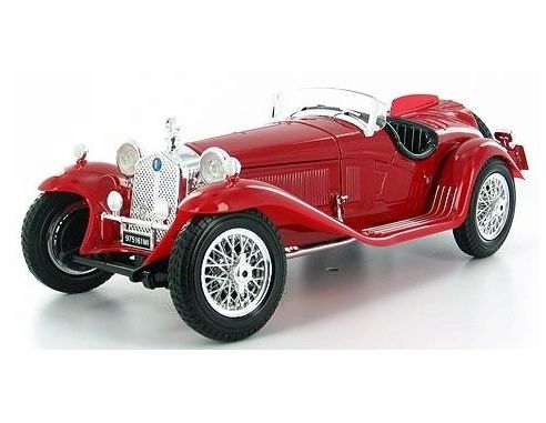 BBURAGO BU12063R ALFA ROMEO 8 C 2300 SPIDER 1932 RED 1:18 Modellino