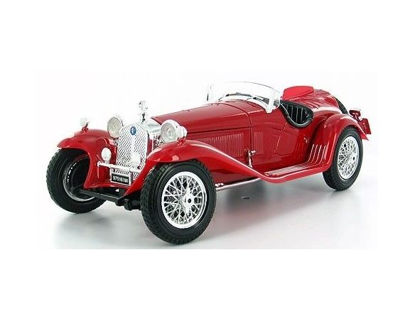 BBURAGO BU12063R ALFA ROMEO 8 C 2300 SPIDER 1932 RED 1:18 Modellino
