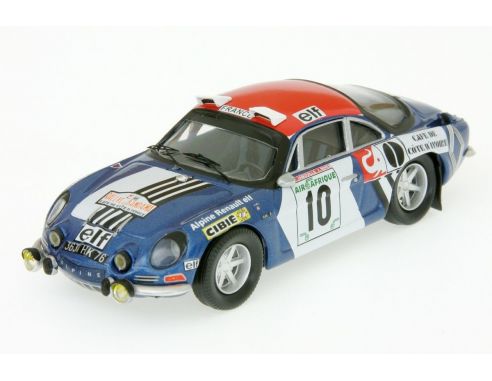 Trofeu TF0825 ALPINE A 110 N.10 RETIRED (ACCIDENT) R.BANDAMA 1973 JABOUILLE-RIVES 1:43 Modellino