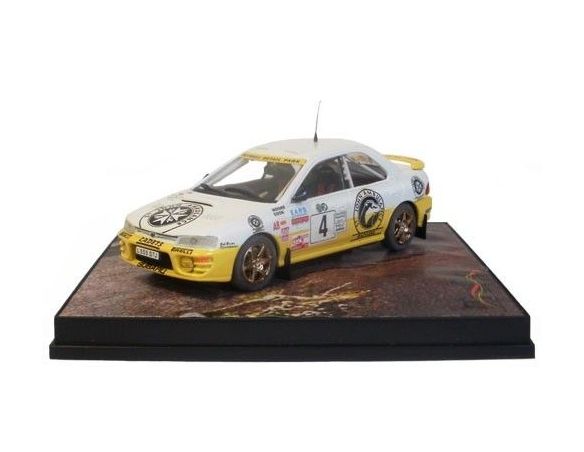 Trofeu TF0618 SUBARU IMPREZA N.4 ST.JOHN AMBULANCE MANX RALLY 1995 1:43 Modellino