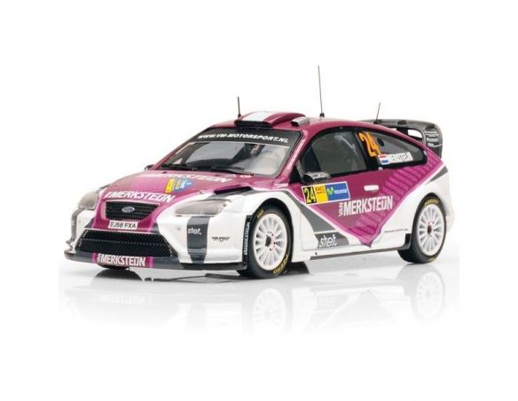 Ixo model RAM340 FORD FOCUS RS 07 WRC N.24 CATALUNYA 2008 1:43 Modellino
