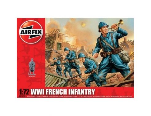 AIRFIX A01728 WWI FRENCH INFANTRY kit figure militari 1:72 Modellino