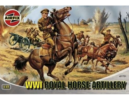 AIRFIX A01731 WWI ROYAL HORSE ARTILLERY kit figure militari 1:72 Modellino