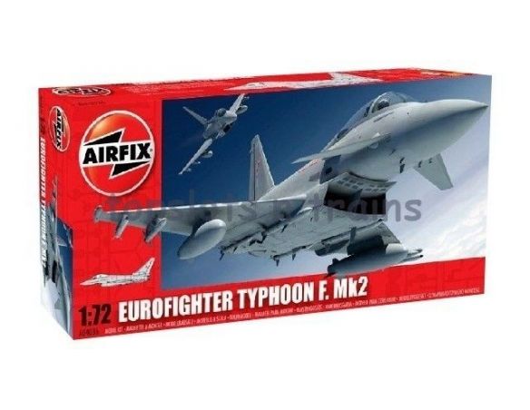 AIRFIX A04036 EUROFIGHTER TYPHOON F. MK2 KIT militari 1:72 Modellino