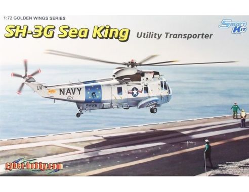 Dragon 5113 SH-3G Sea King, USN Utility Transporter KIT AEREO 1:72 Modellino