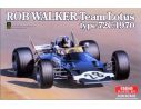 EBBRO Team Lotus type 72C (1970) Rob Walker Plastic Kit 1:20 auto       Modellino