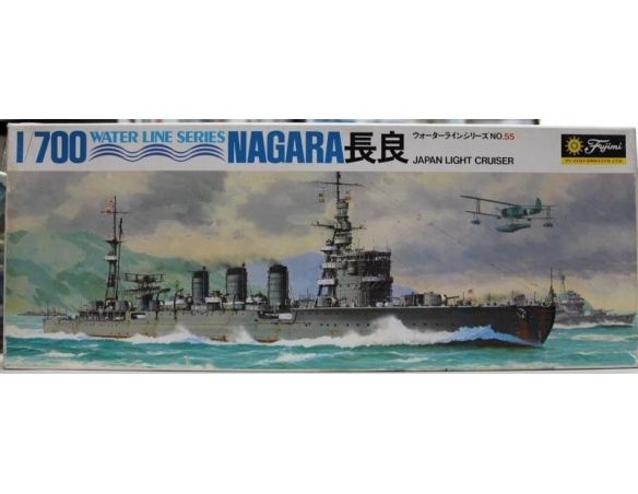 FUJIMI C055 Water Lines Series Nagara Japan Light Cruiser 1:700 kit navi Modellino