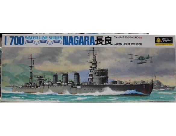 FUJIMI C055 Water Lines Series Nagara Japan Light Cruiser 1:700 kit navi Modellino