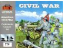 IMEX 779 American Civil War Confederate Cannon Set 1:32 kit personaggi militari                                         Modellin
