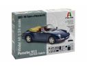 ITALERI 3679 Porsche 911 Carrera Cabrio blue 2013 96 parts 1:24 kit                               Modellino
