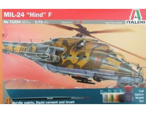 Italeri IT71024 MIL-24 Hind F kit 1:72 Elicottero Modellino