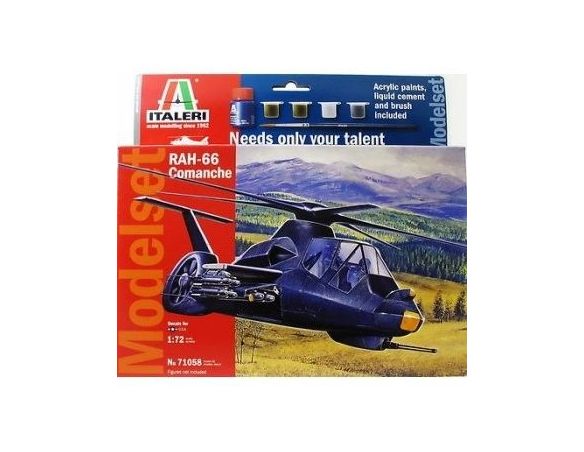 ITALERI 71058 RAH-66 Comanche 1:72 kit aerei Elicottero Modellino