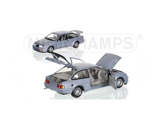Minichamps PM150084002 Ford Sierra RS LHD Blue 1988 1:18                                                   Modellino