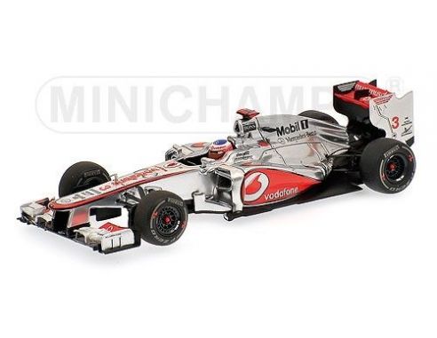 Minichamps 537124313 Mc Laren Mercedes MP4/27 Jenson Button Winner Gp Belgian 2012  1:43     Modellino