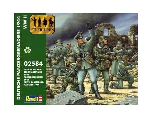 Revell 02584 Deutsche Panzergrenadiere 1944 Figuren 1/72 Modellino