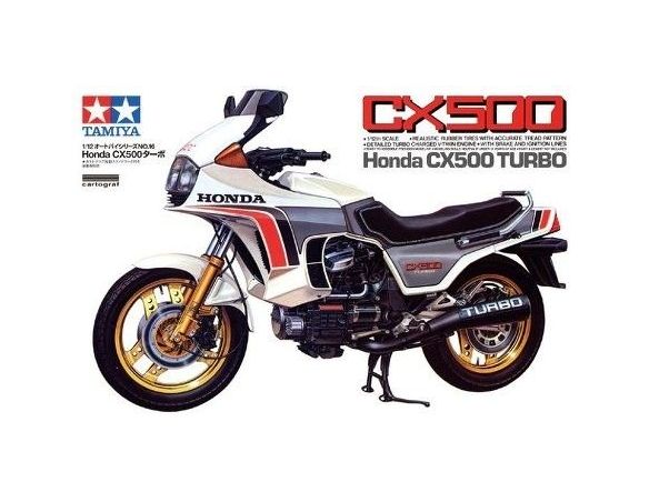 TAMIYA 14016 HONDA CX500 TURBO kit moto 1:12             Modellino