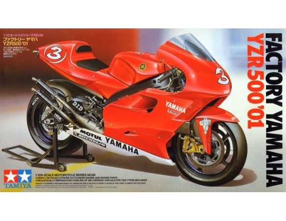 TAMIYA 14088 Factory Yamaha YZR 500 '01 NO.88 kit moto 1:12 Modellino