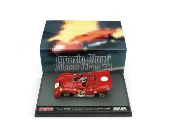 Brumm BMS1104 FERRARI 312PB I.GIUNTI 1971-2011 N.24 BUENOS AIRES 1:43 Modellino