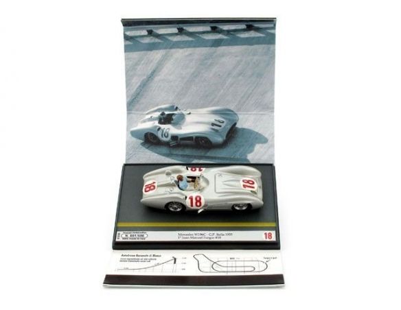 Brumm BMS1223 MERCEDES J.M.FANGIO 1955 N.18 ITALY GP 1:43 Modellino