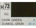 Gunze GU0073 DARK GREEN SEMI-GLOSS  ml 10 Pz.6 Modellino