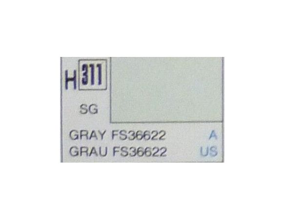 Gunze GU0311 GREY SEMI-GLOSS FS36622 ml 10 Pz.6 Modellino