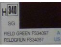 Gunze GU0340 FIELD GREEN SEMI-GLOSS ml 10 Pz.6 Modellino