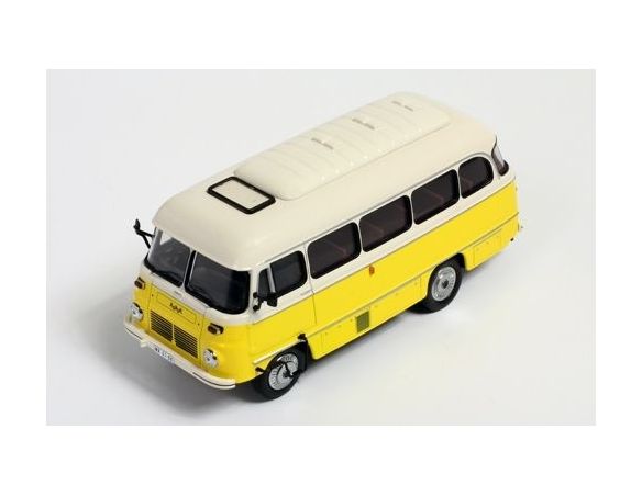 IST Models IST177 ROBUR LO 3000 FR 2-M-B BUS 1972 YELLOW & WHITE 1:43 Modellino