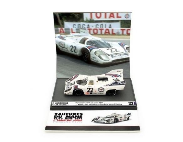 Brumm BMS1233 PORSCHE 917 N.22 WINNER LE MANS 1971 MARKO-VAN LENNEP 1:43 Modellino