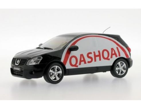 J-Collection JC161 NISSAN QASHQAI EUROPE COMMERCIAL VERSION 2007 BLACK 1:43 Modellino