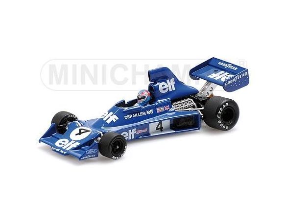 Minichamps PM400750004 TYRRELL FORD 007 P.DEPAILLER 1975 1:43 Modellino
