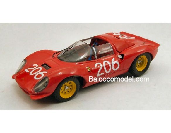 Art Model AM0202 FERRARI DINO 206 N.206 T.FL.'68 1:43 Modellino