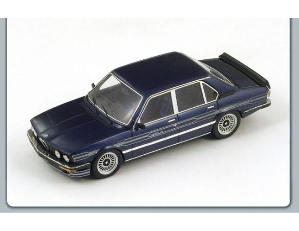 Spark Model S2804 ALPINA B7 S TURBO (E12) 1978 METALLIC BLUE 1:43 Modellino