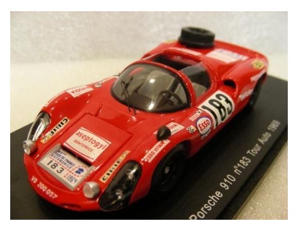 Spark Model S3476 PORSCHE 910 n.183 TOUR DE FRANCE 1/43 Modellino