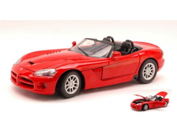 Cararama Motorama MTM73137RD DODGE VIPER SRT-10 RED 1:18 Modellino