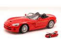 Cararama Motorama MTM73137RD DODGE VIPER SRT-10 RED 1:18 Modellino