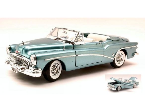 Cararama Motorama MTM73129BL BUICK SKYLARK 1953 LIGHT METALLIC BLUE 1:18 Modellino