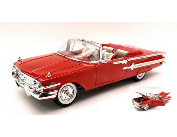 Cararama Motorama MTM73110R CHEVROLET IMPALA RED 1:18 Modellino