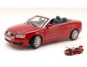 Cararama Motorama MTM73148R AUDI A4 CABRIOLET 2000 RED 1:18 Modellino