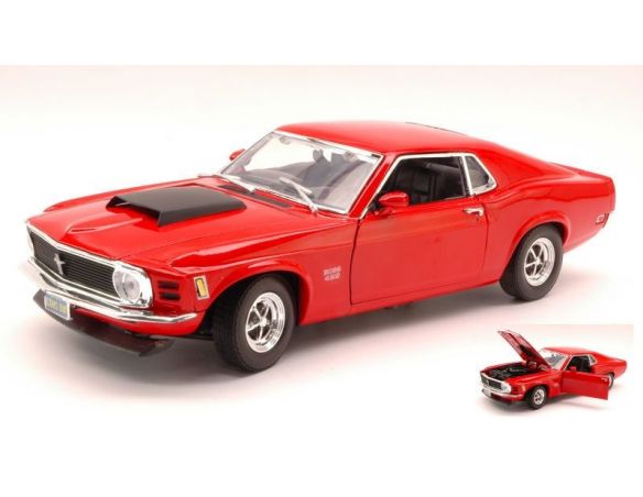 Cararama Motorama MTM73154RD FORD MUSTANG BOSS 429 1970 RED 1:18 Modellino