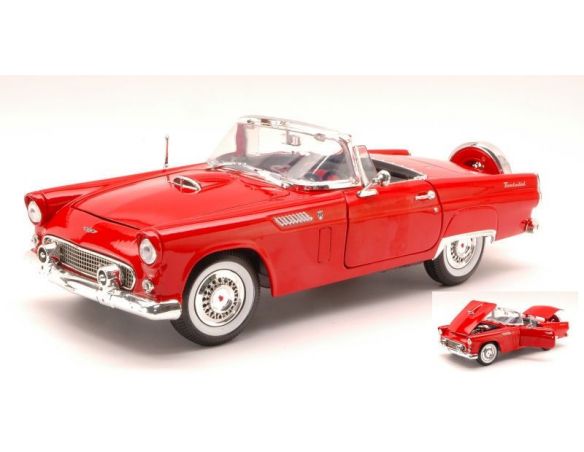 Cararama Motorama MTM73173RD FORD THUNDERBIRD CABRIOLET RED 1:18 Modellino