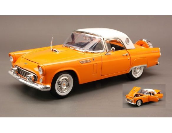 Cararama Motorama MTM73176YL FORD THUNDERBIRD HARD TOP 1956 YELLOW 1:18 Modellino