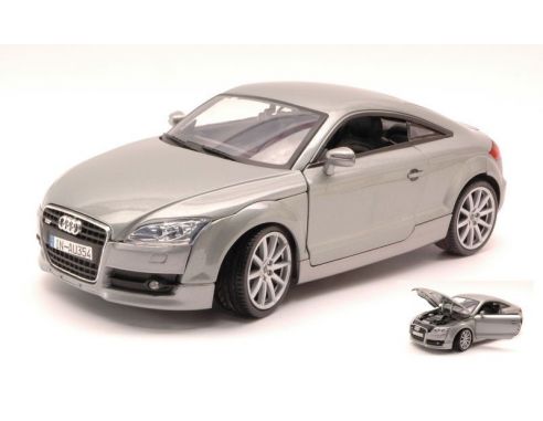 Cararama Motorama MTM73177SL AUDI TT COUPE' 2007 SILVER 1:18 Modellino