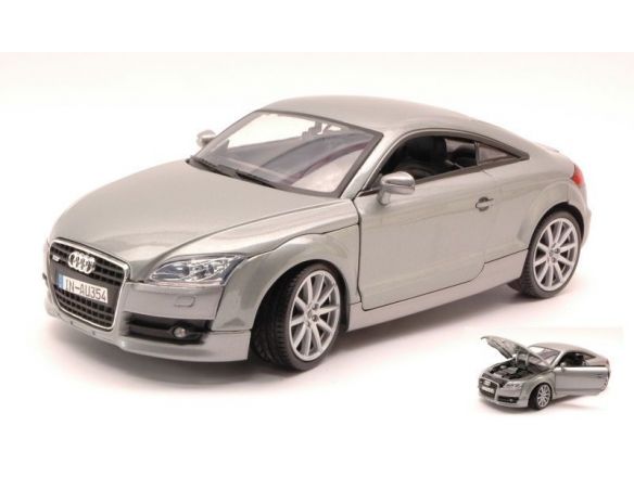 Cararama Motorama MTM73177SL AUDI TT COUPE' 2007 SILVER 1:18 Modellino