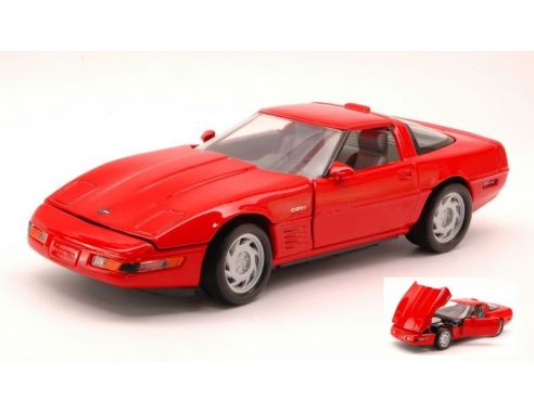 Cararama Motorama MTM73202R CHEVROLET CORVETTE ZR-1 1993 RED 1:24 Modellino